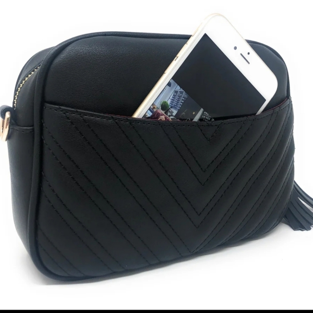 Nwot Lola Mae Quilted Crossbody Bag, Trendy Design Shoulder Purse (#13) View 2